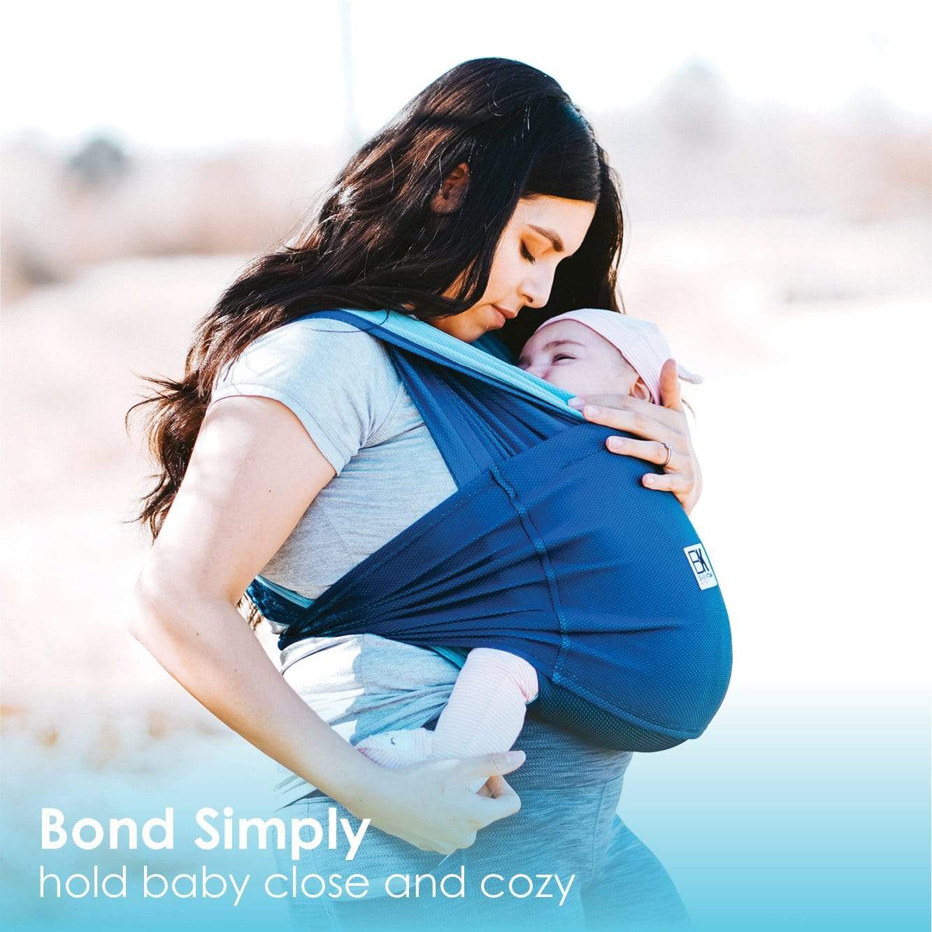 Baby K'tan Active Oasis Baby Carrier | Blue-Turquoise - Image 11