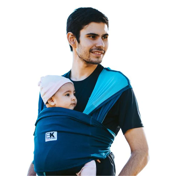 Baby K'tan Active Oasis Baby Carrier | Blue-Turquoise - Image 9