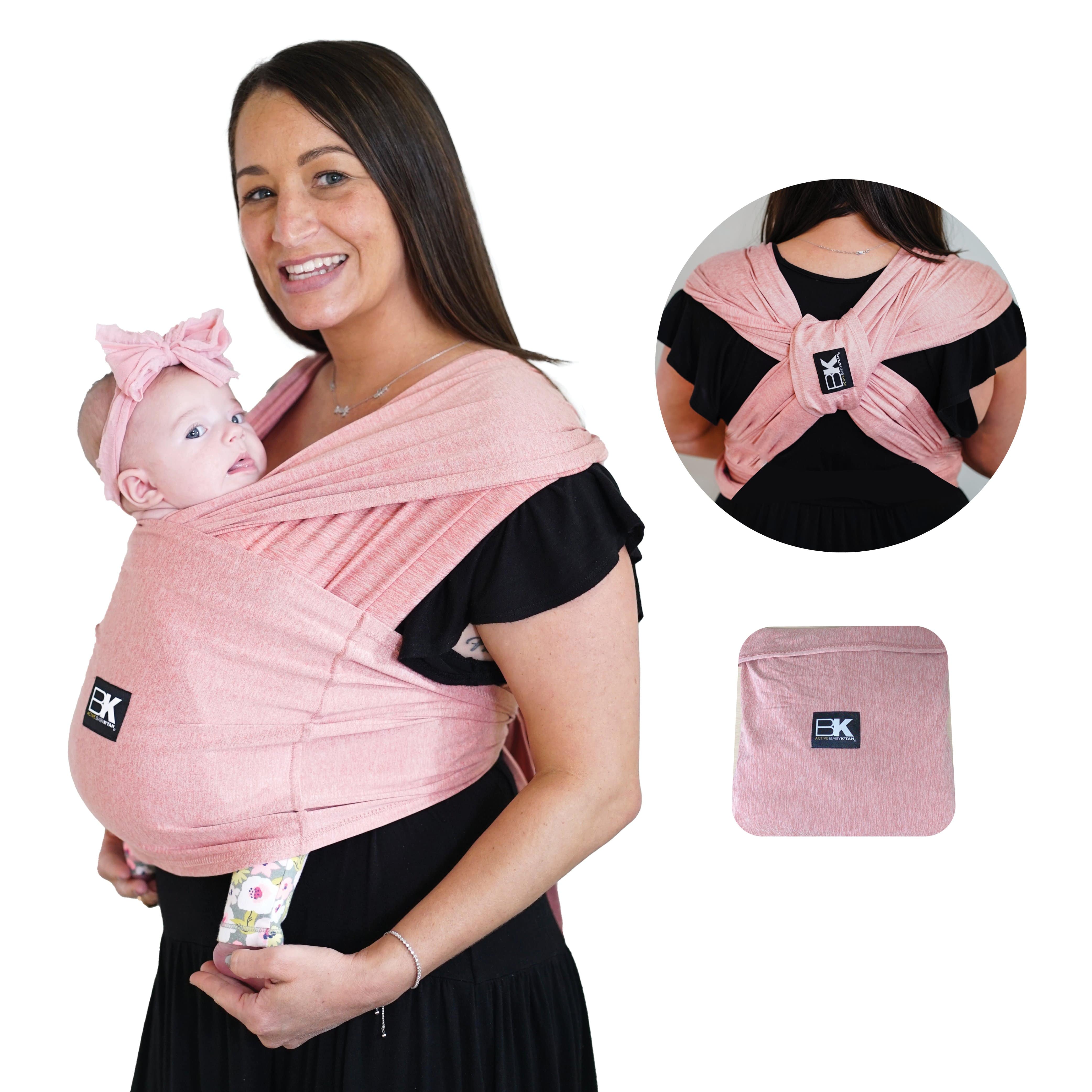 Baby K'tan Active Yoga Baby Carrier | Heather Coral - Image 15
