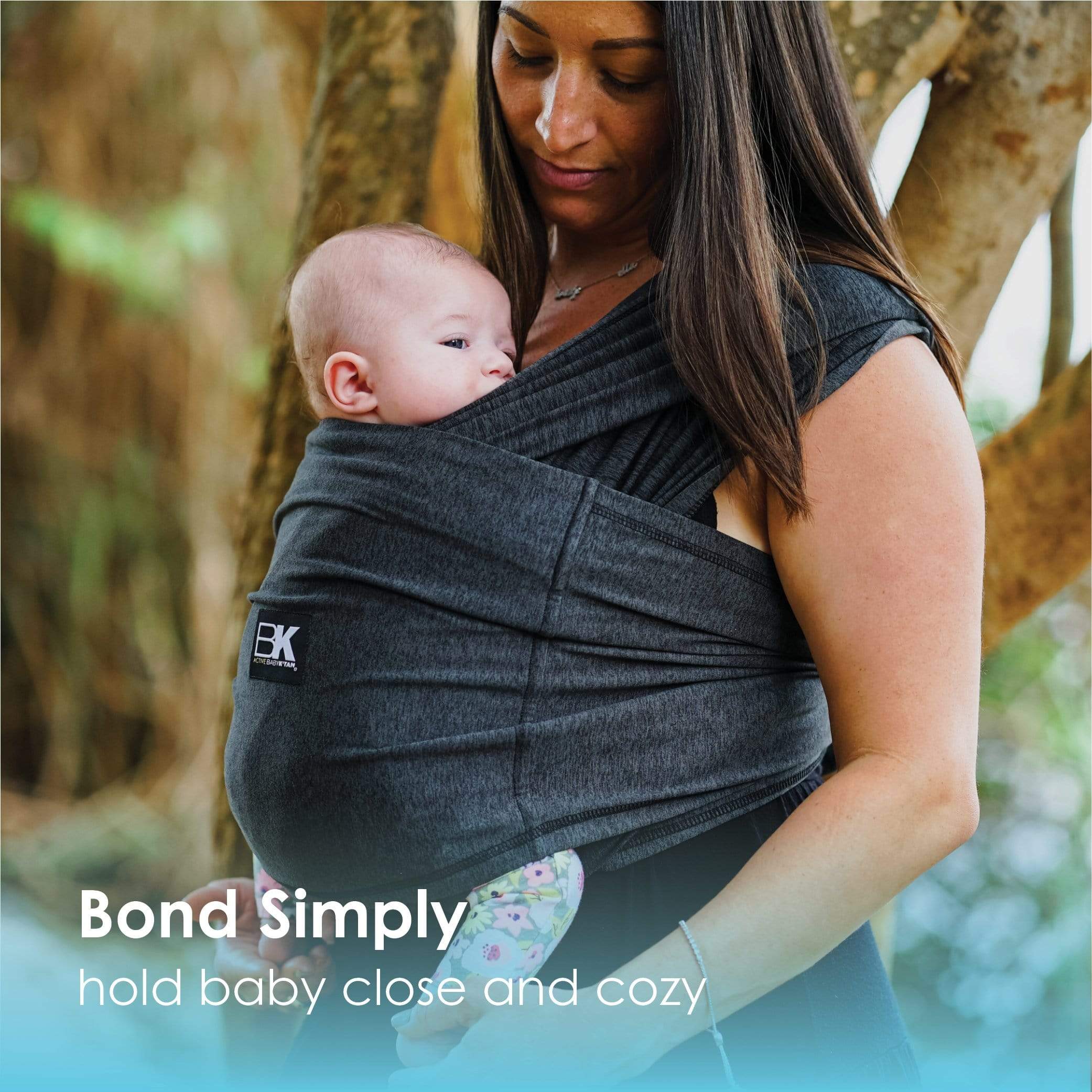 Baby K'tan Active Baby Carrier | Heather Black - Image 9