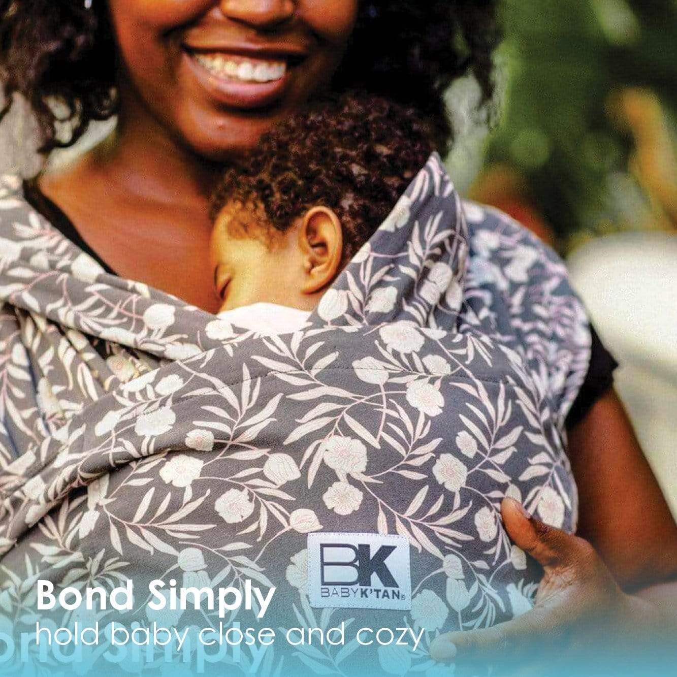 Baby K'tan Print Baby Carrier | Floral Garden - Image 12