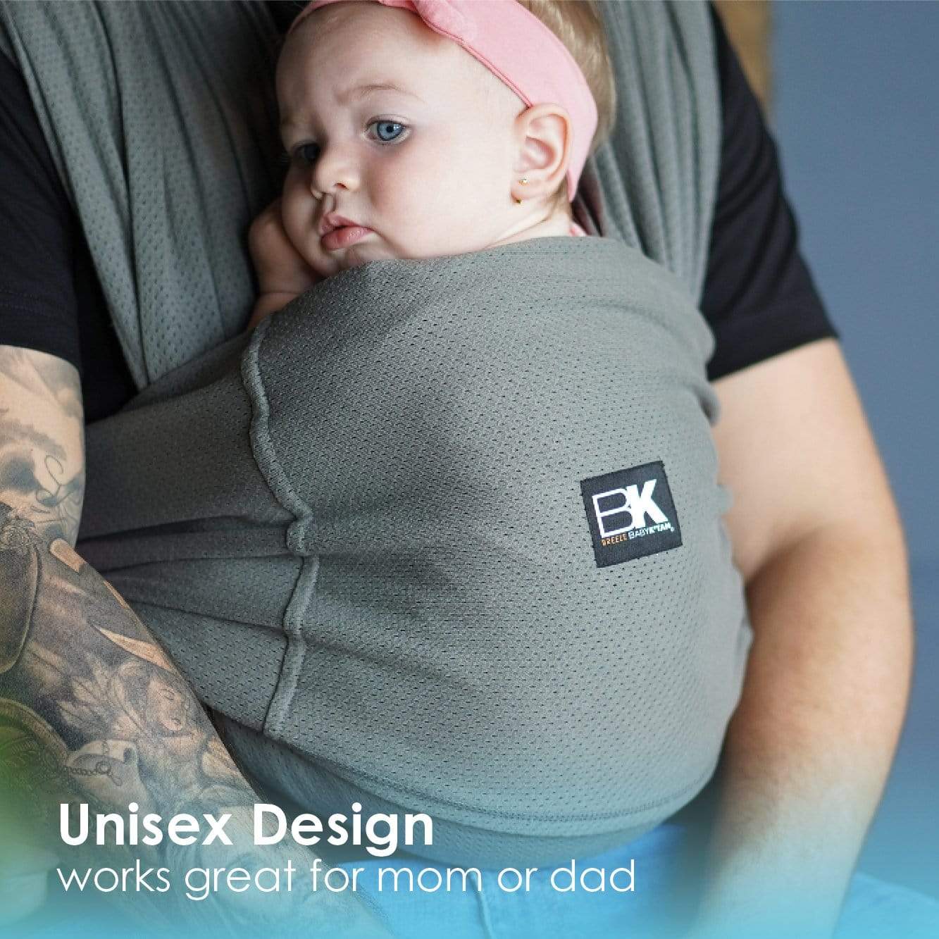 Baby K'tan Print Baby Carrier | Floral Garden - Image 14