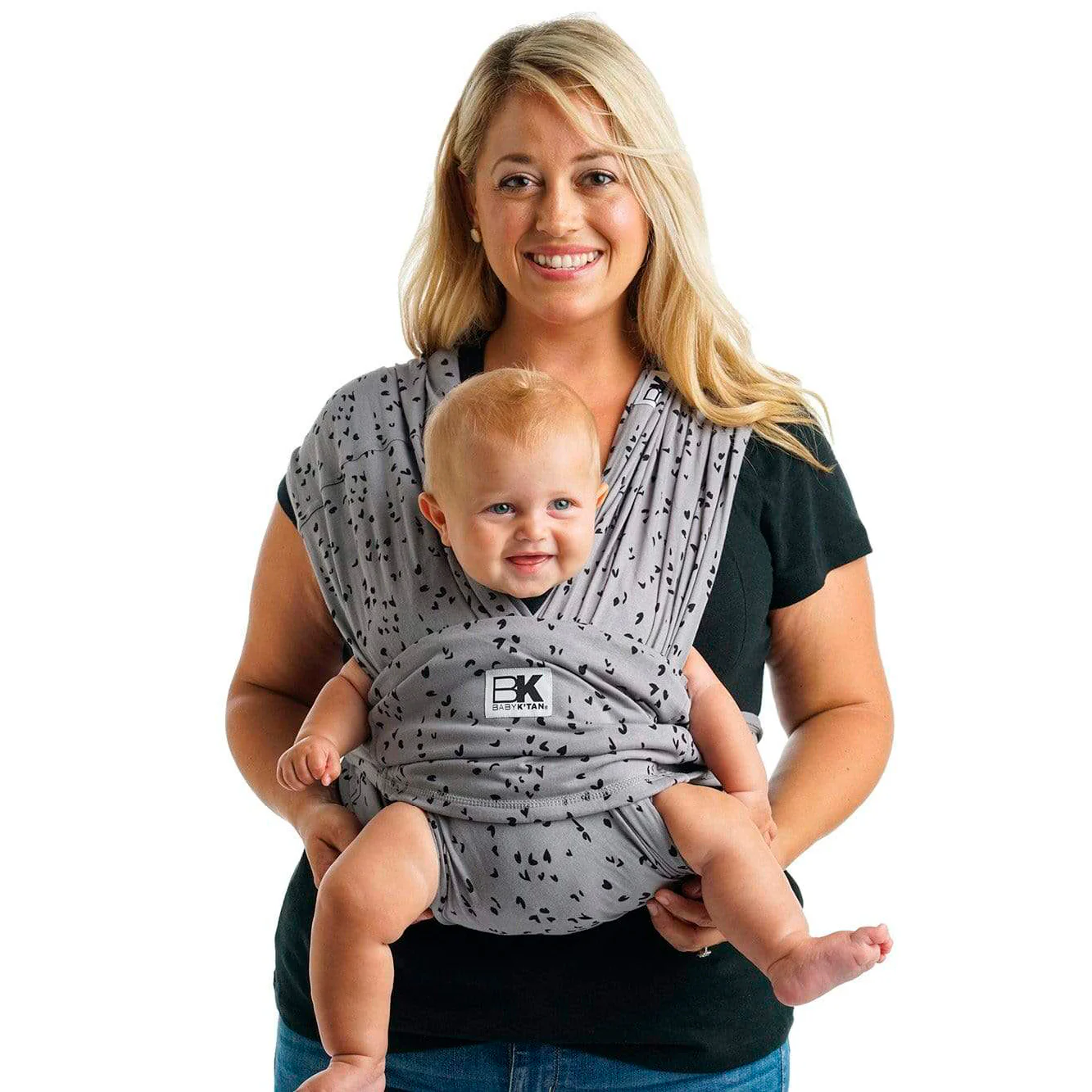 Baby K'tan Print Baby Carrier | Sweetheart Black - Image 25