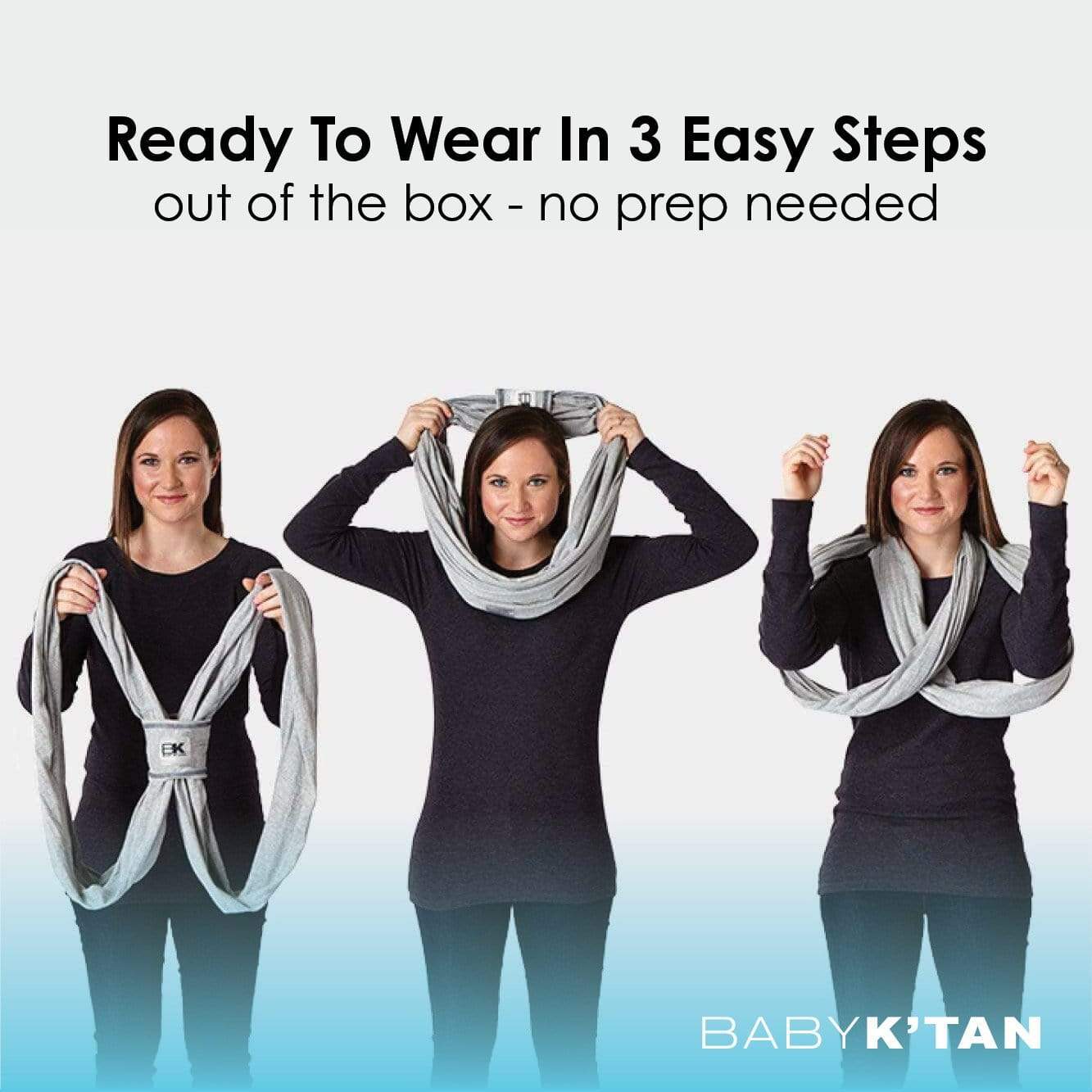 Baby K'tan Print Baby Carrier | Floral Garden - Image 6