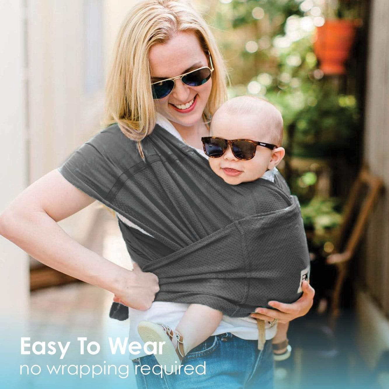 Baby K'tan Breeze Baby Carrier | Charcoal - Image 10