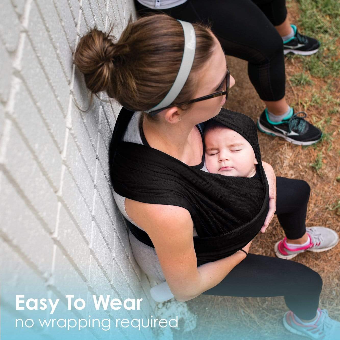 Baby K'tan Breeze Baby Carrier | Black - Image 5