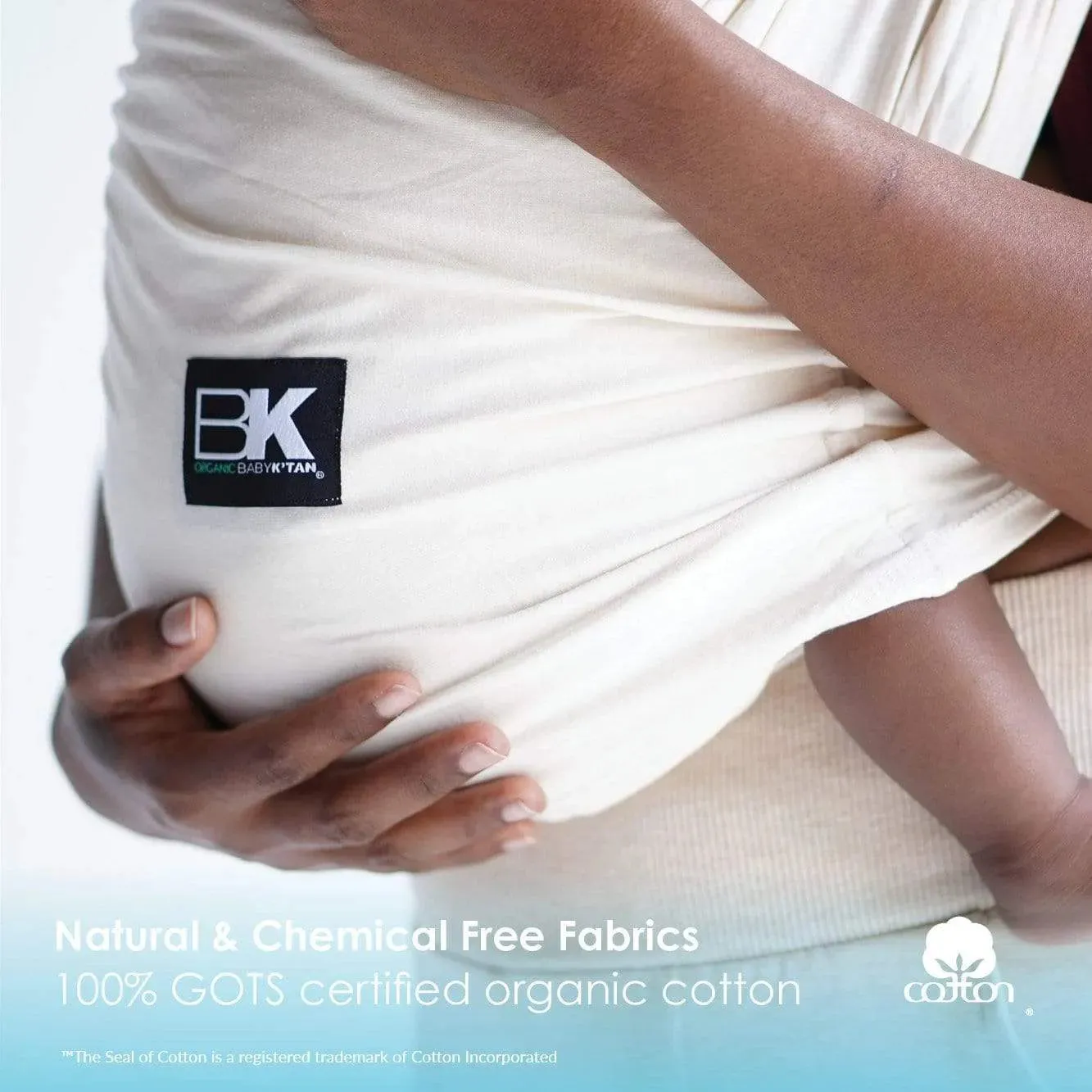 Baby K'tan Organic Baby Carrier | Natural - Image 11