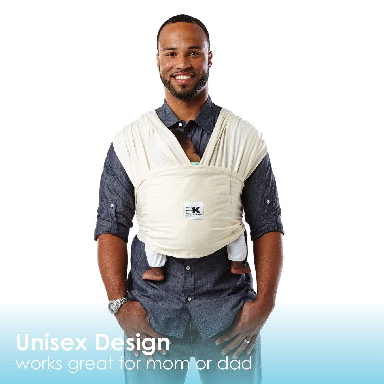 Baby K'tan Organic Baby Carrier | Natural - Image 6