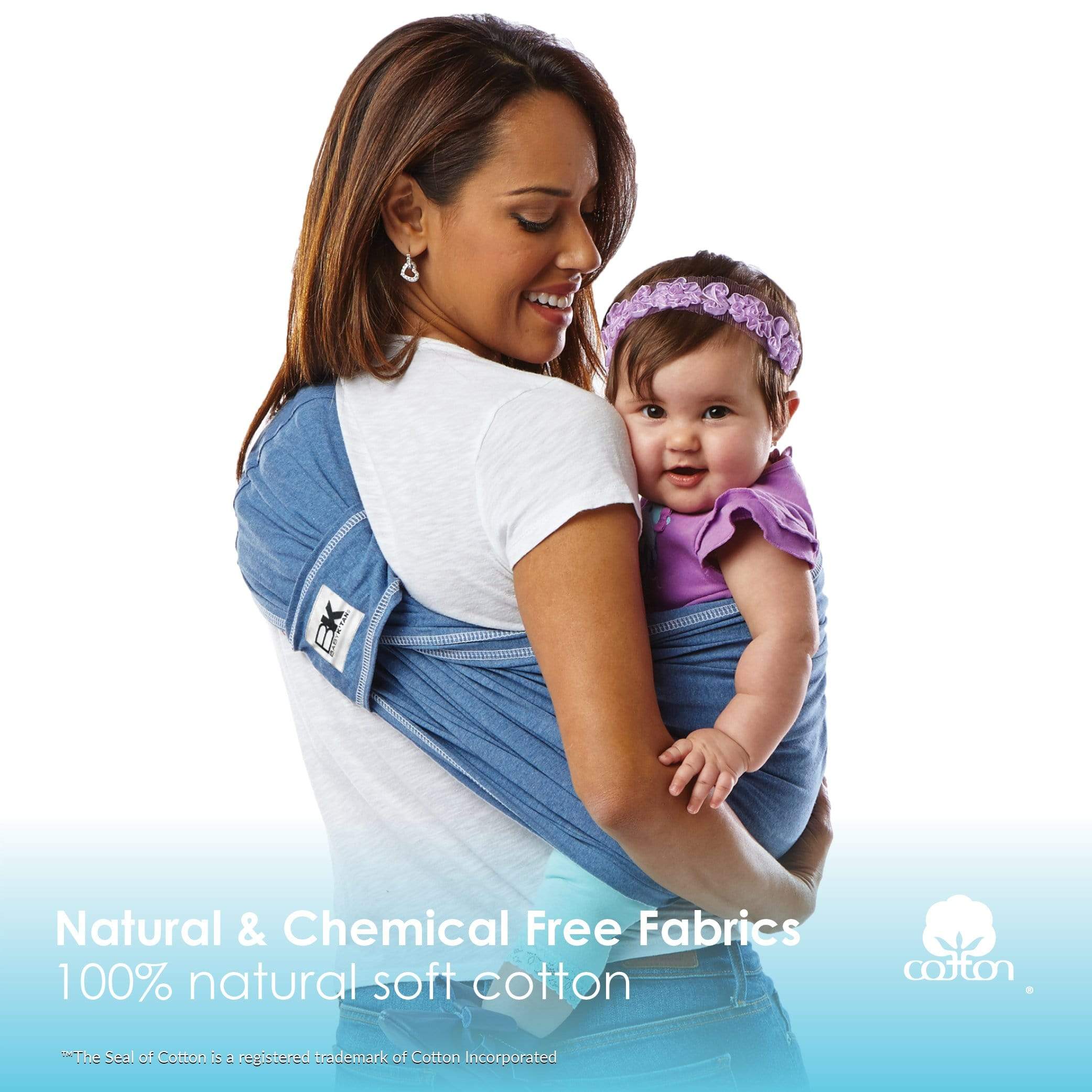 Baby K'tan Original Baby Carrier | Denim - Image 11