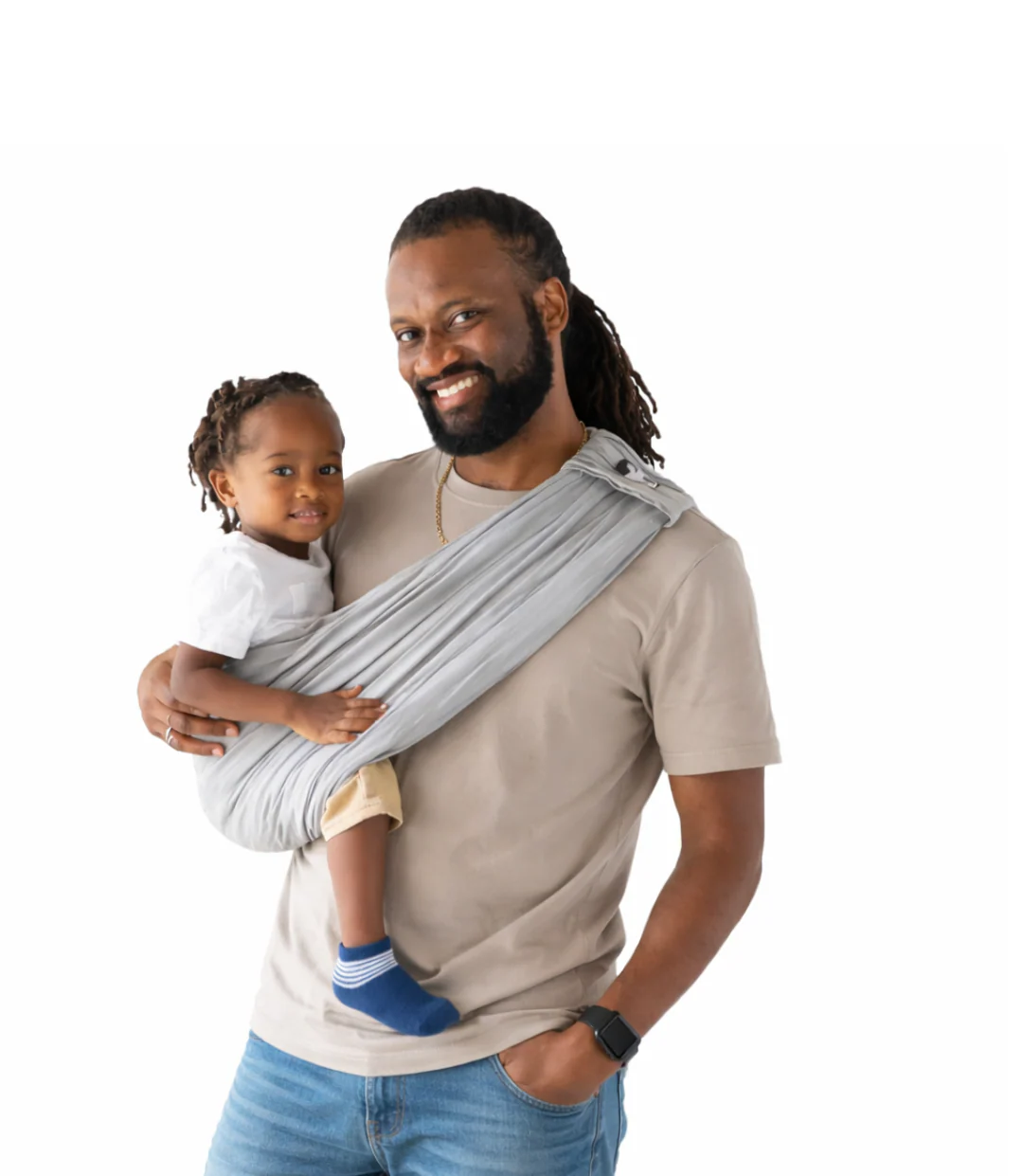 Baby K'tan Original Baby Carrier | Heather Grey - Image 7