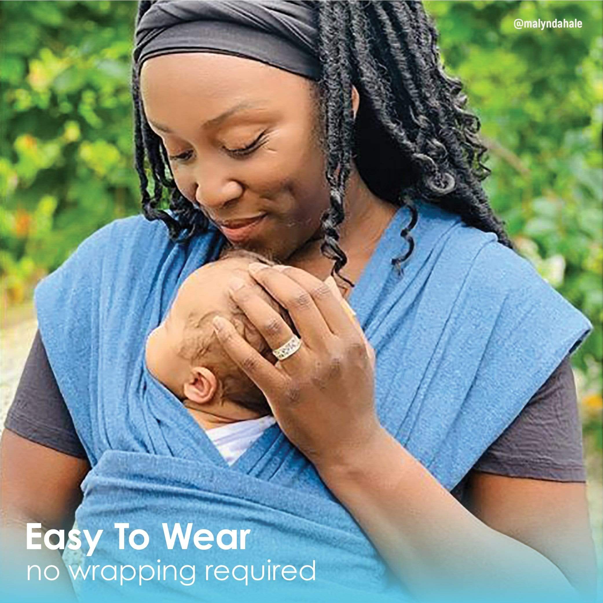 Baby K'tan Original Baby Carrier | Denim - Image 6