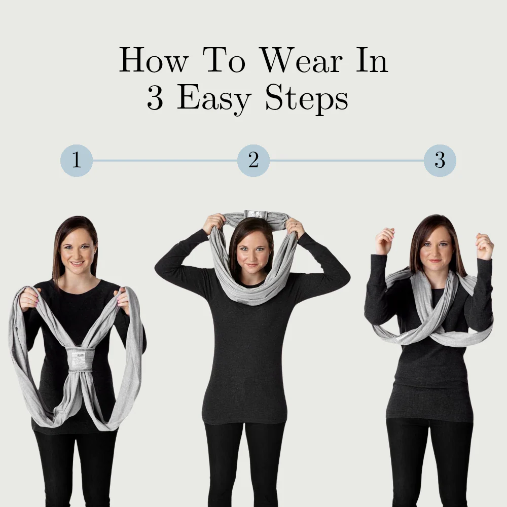 Baby K'tan Original Baby Carrier | Eggplant - Image 4