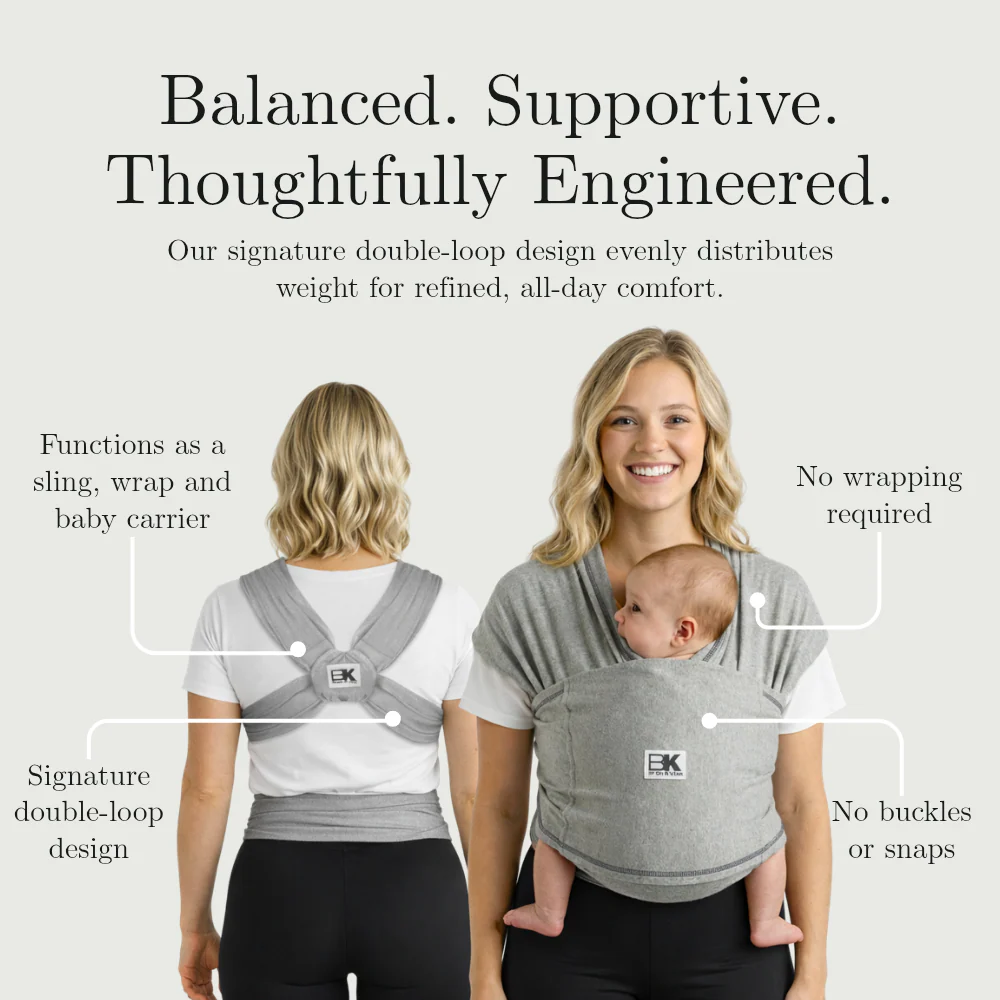 Baby K'tan Original Baby Carrier | Eggplant - Image 5