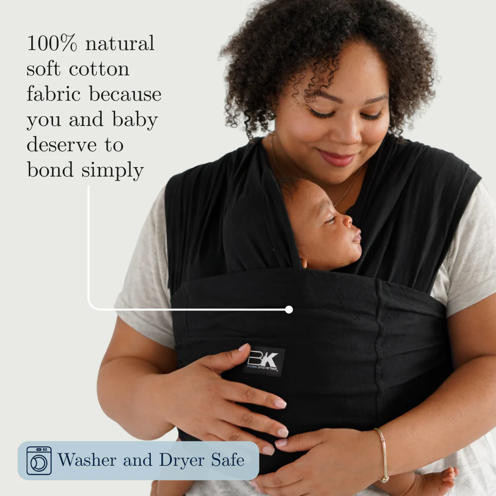Baby K'tan Original Baby Carrier | Black - Image 6