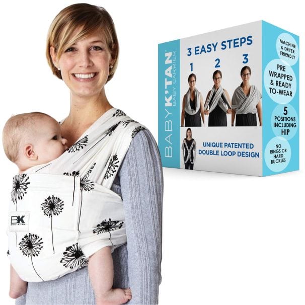 Baby K'tan Print Baby Carrier | Dandelion - Image 4