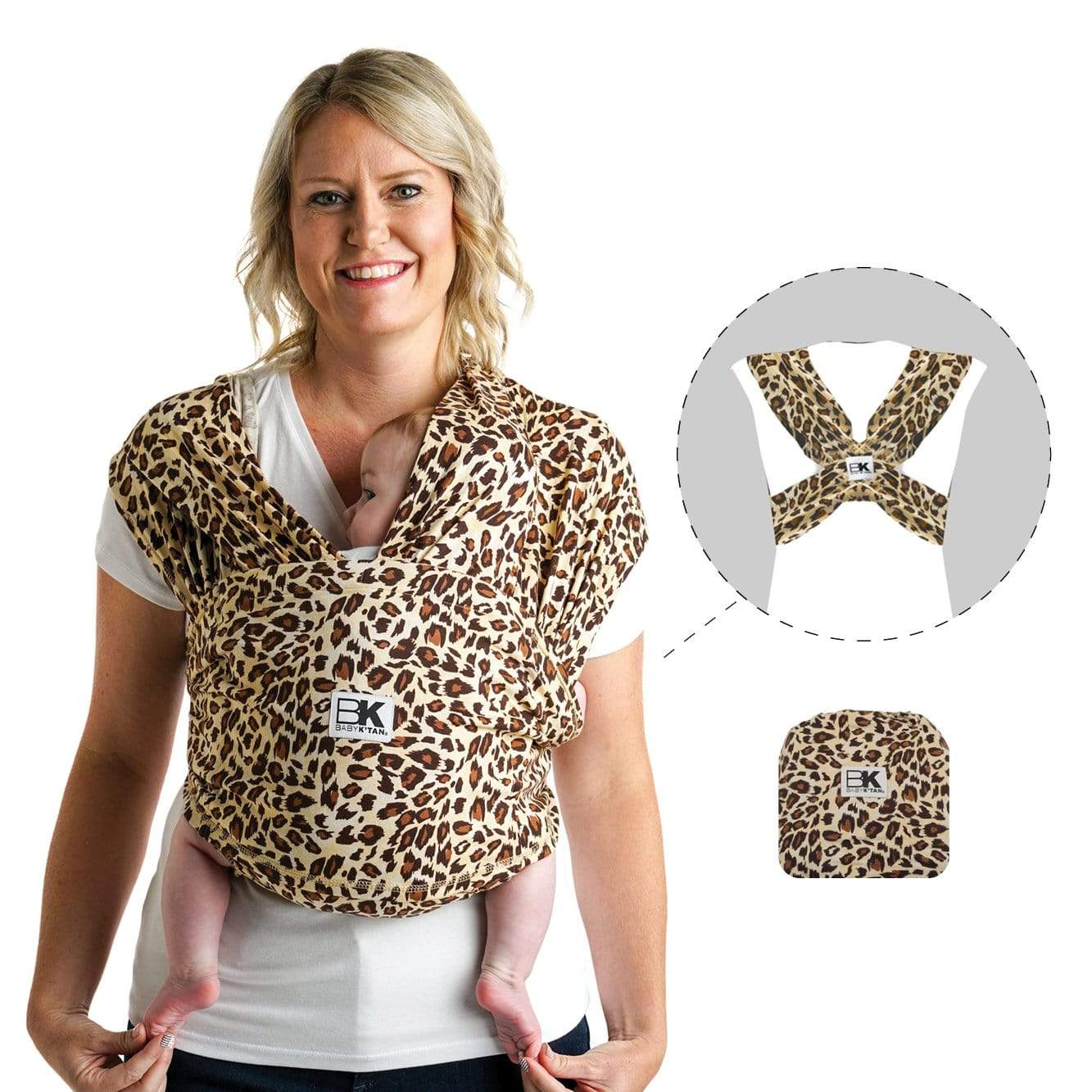Baby K'tan Print Baby Carrier | Leopard Love - Image 13