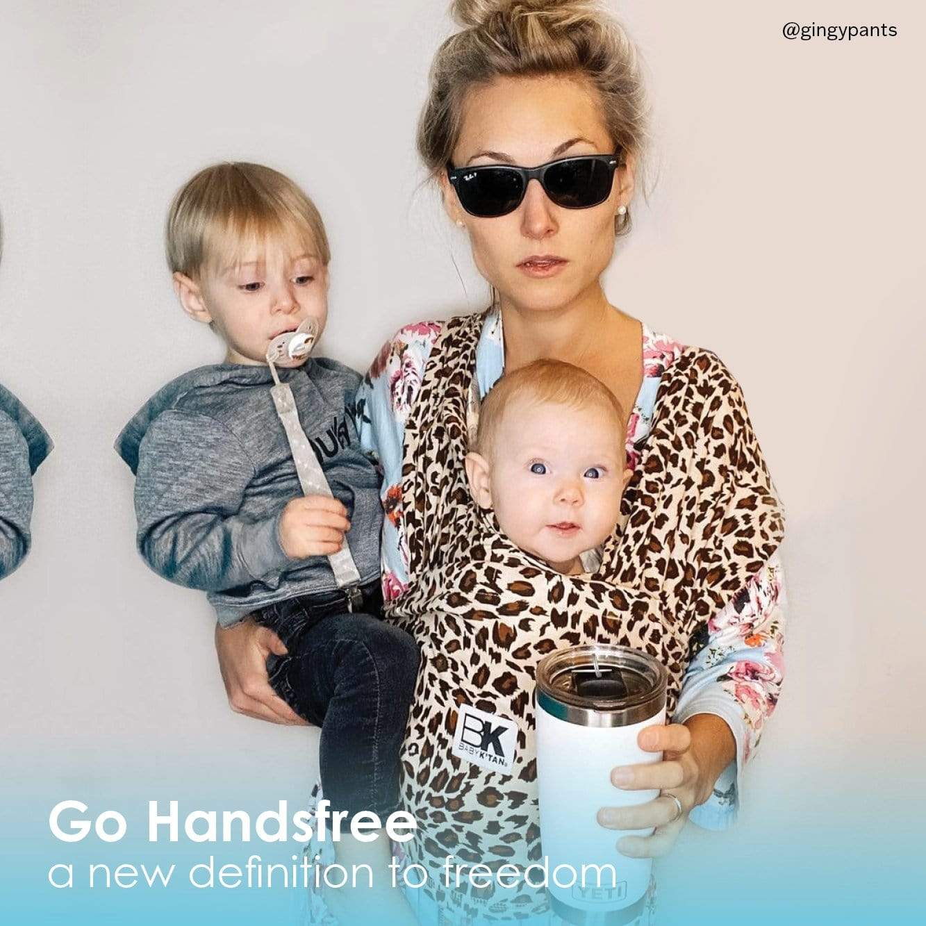 Baby K'tan Print Baby Carrier | Leopard Love - Image 19