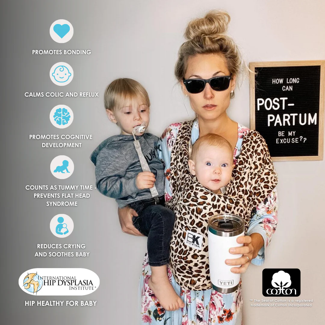 Baby K'tan Print Baby Carrier | Leopard Love - Image 5