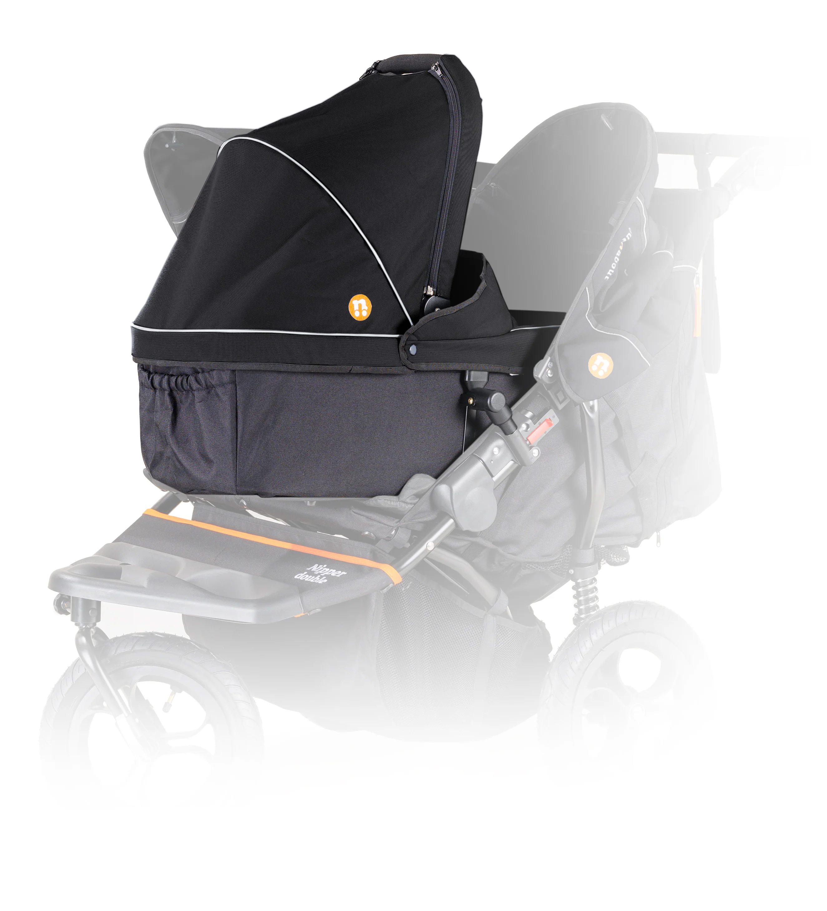 Double Carrycot V5 Summit Black - Image 4