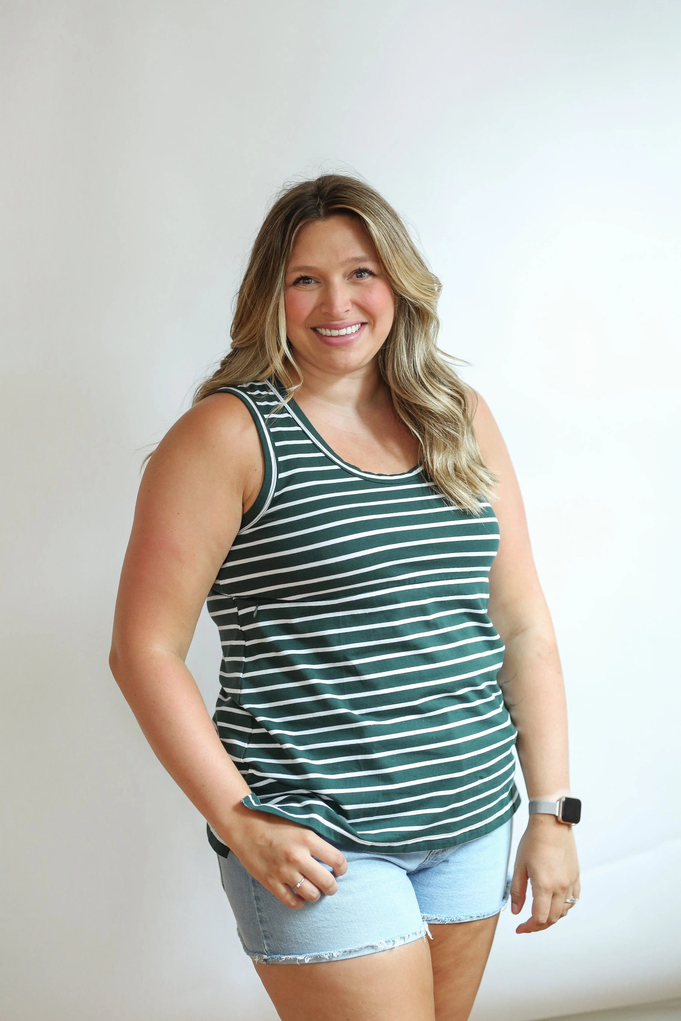 FINAL SALE - Invisible Zip Breastfeeding Tank Top - Image 29