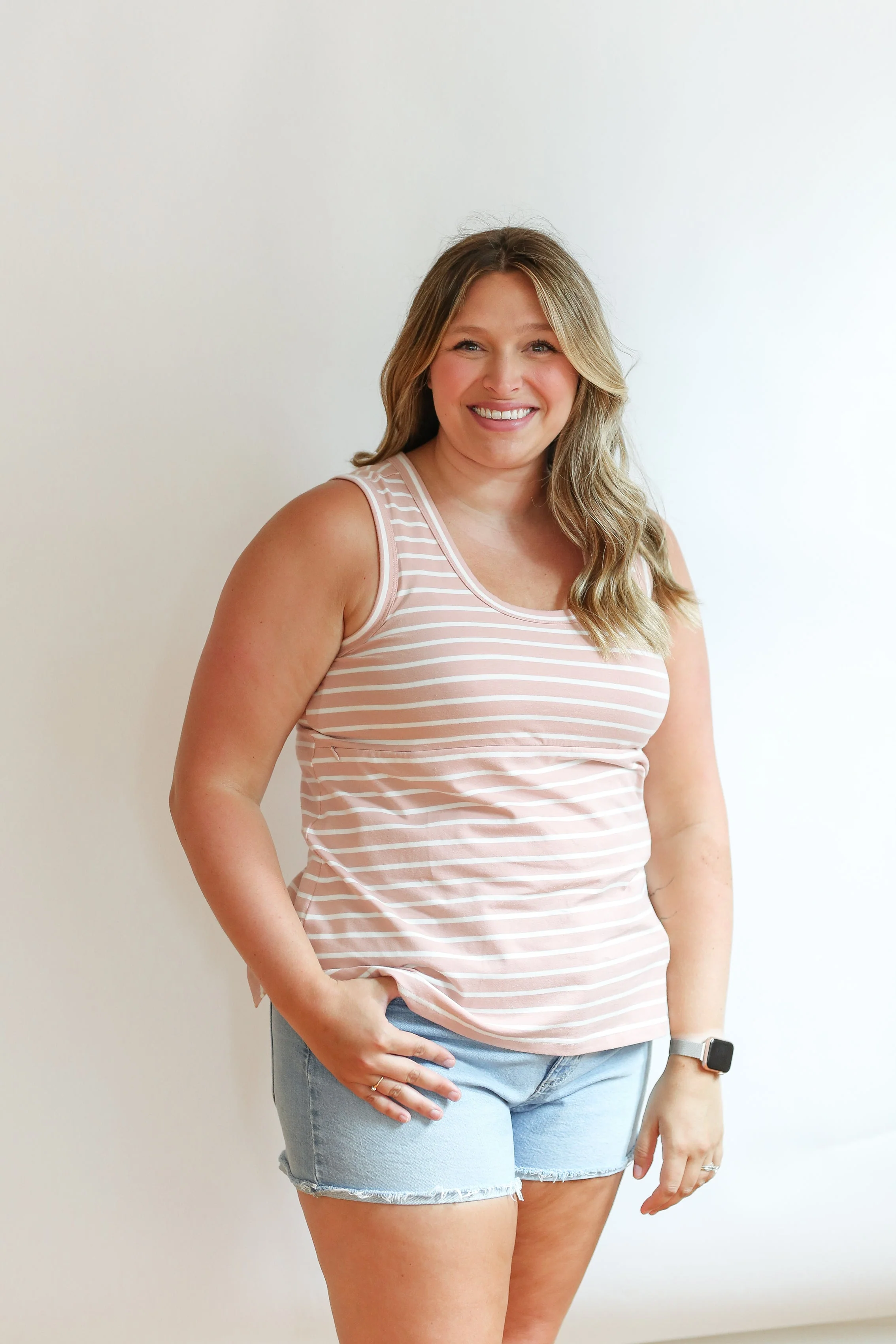 FINAL SALE - Invisible Zip Breastfeeding Tank Top - Image 6