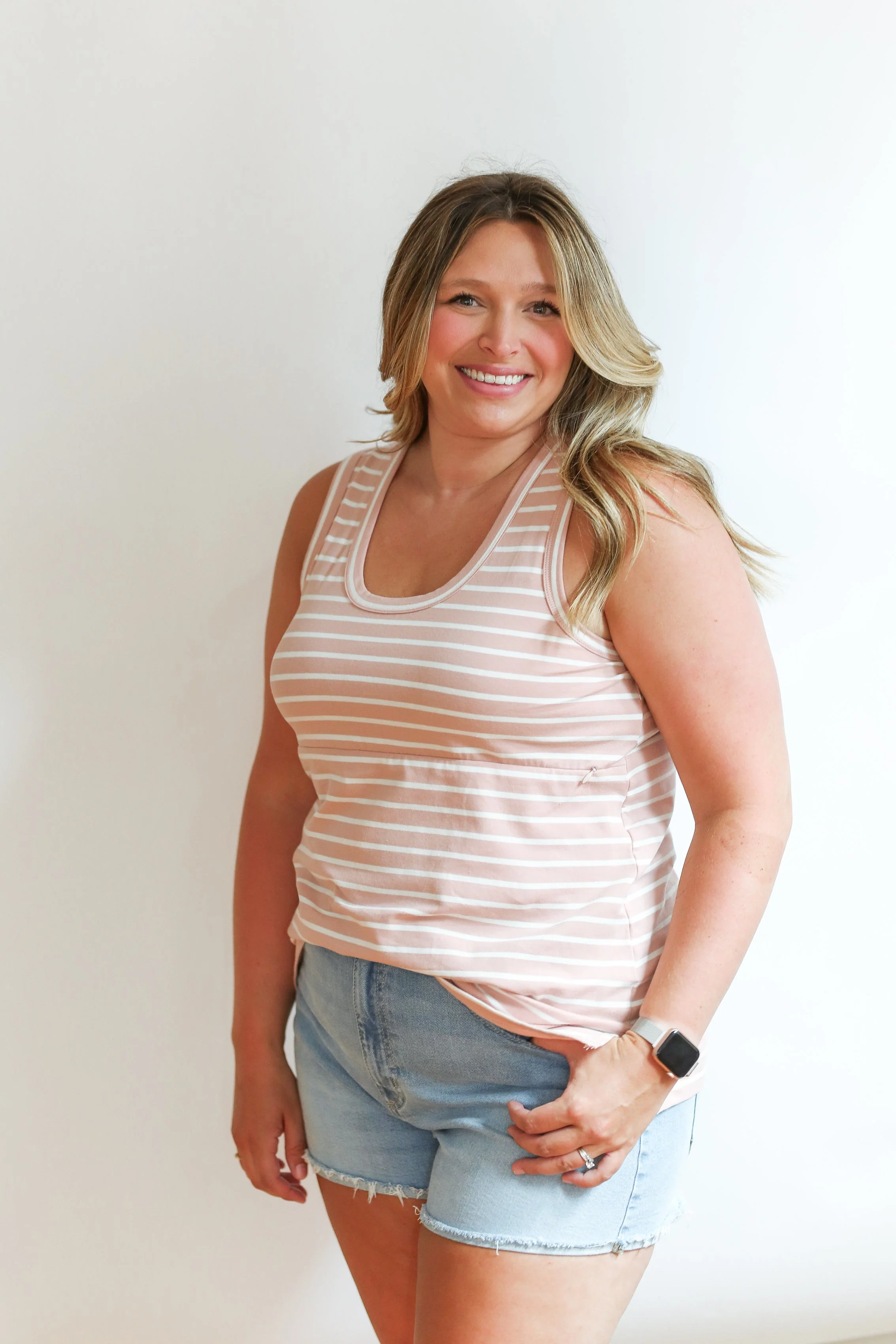 FINAL SALE - Invisible Zip Breastfeeding Tank Top - Image 8