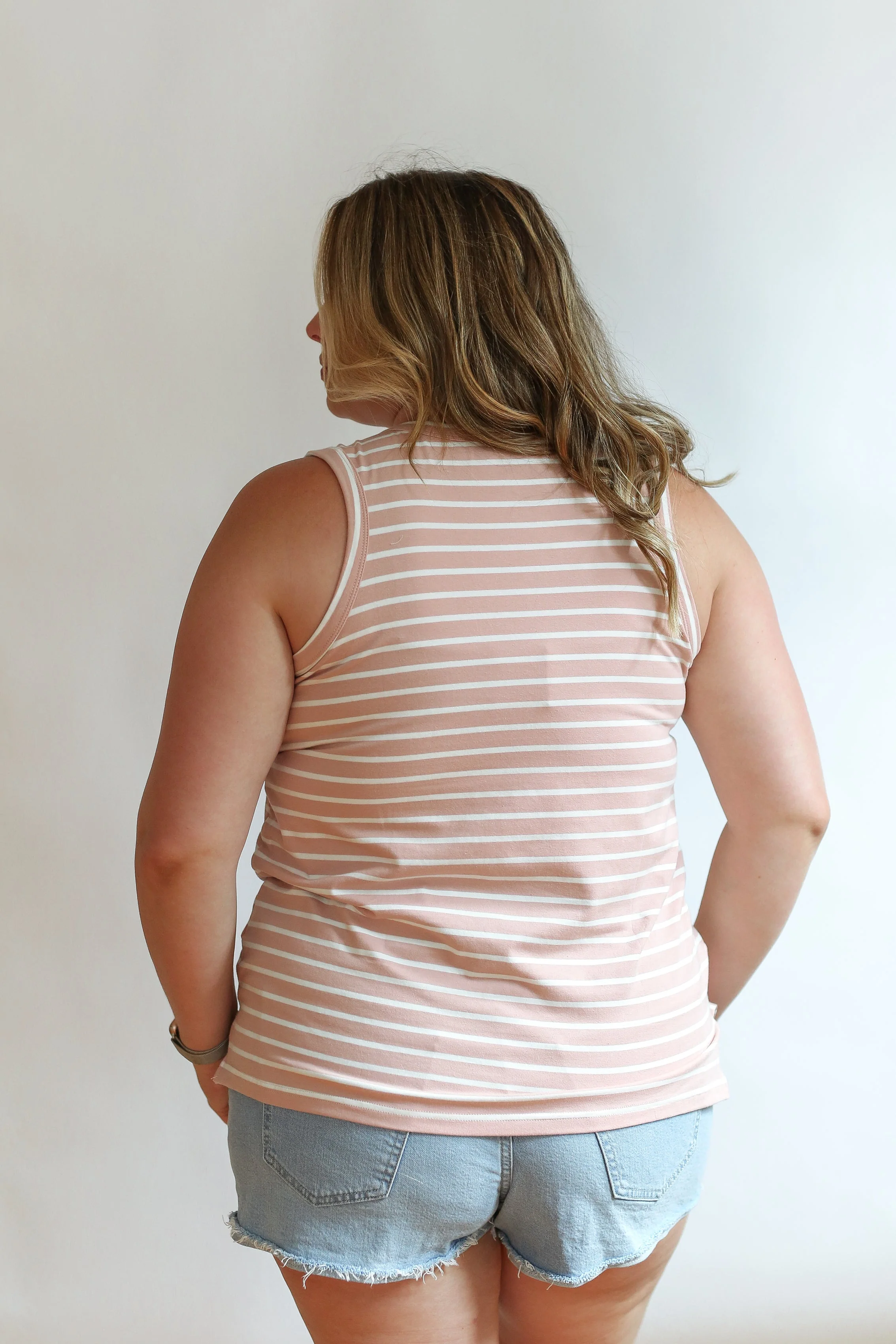 FINAL SALE - Invisible Zip Breastfeeding Tank Top - Image 9
