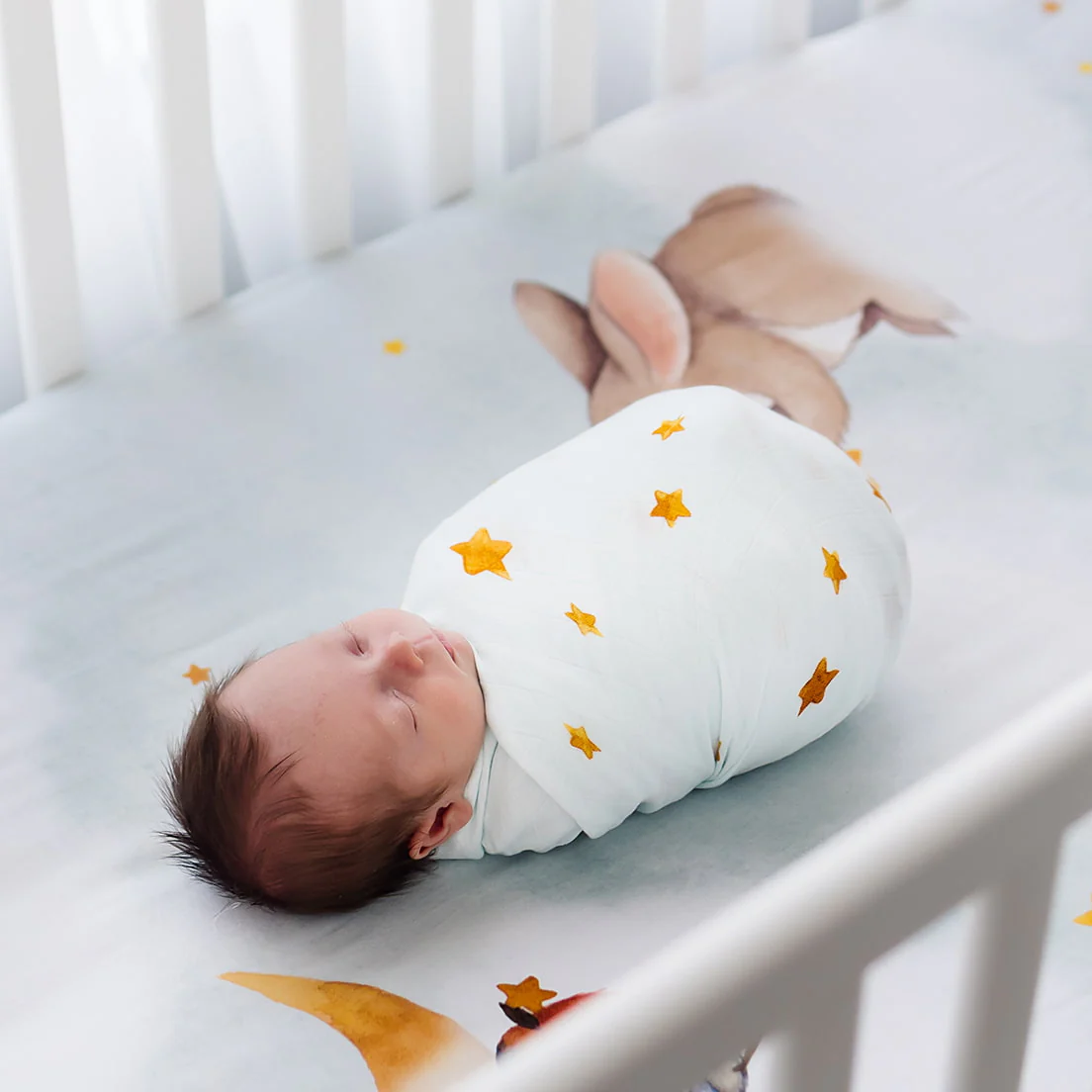 Goodnight Wonderland bamboo swaddle - Image 4