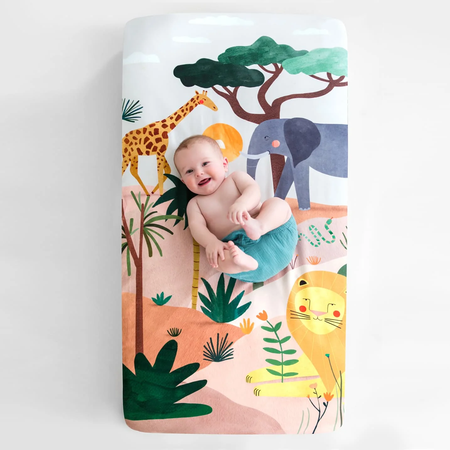 In The Savanna Mini Crib Sheet - Image 3
