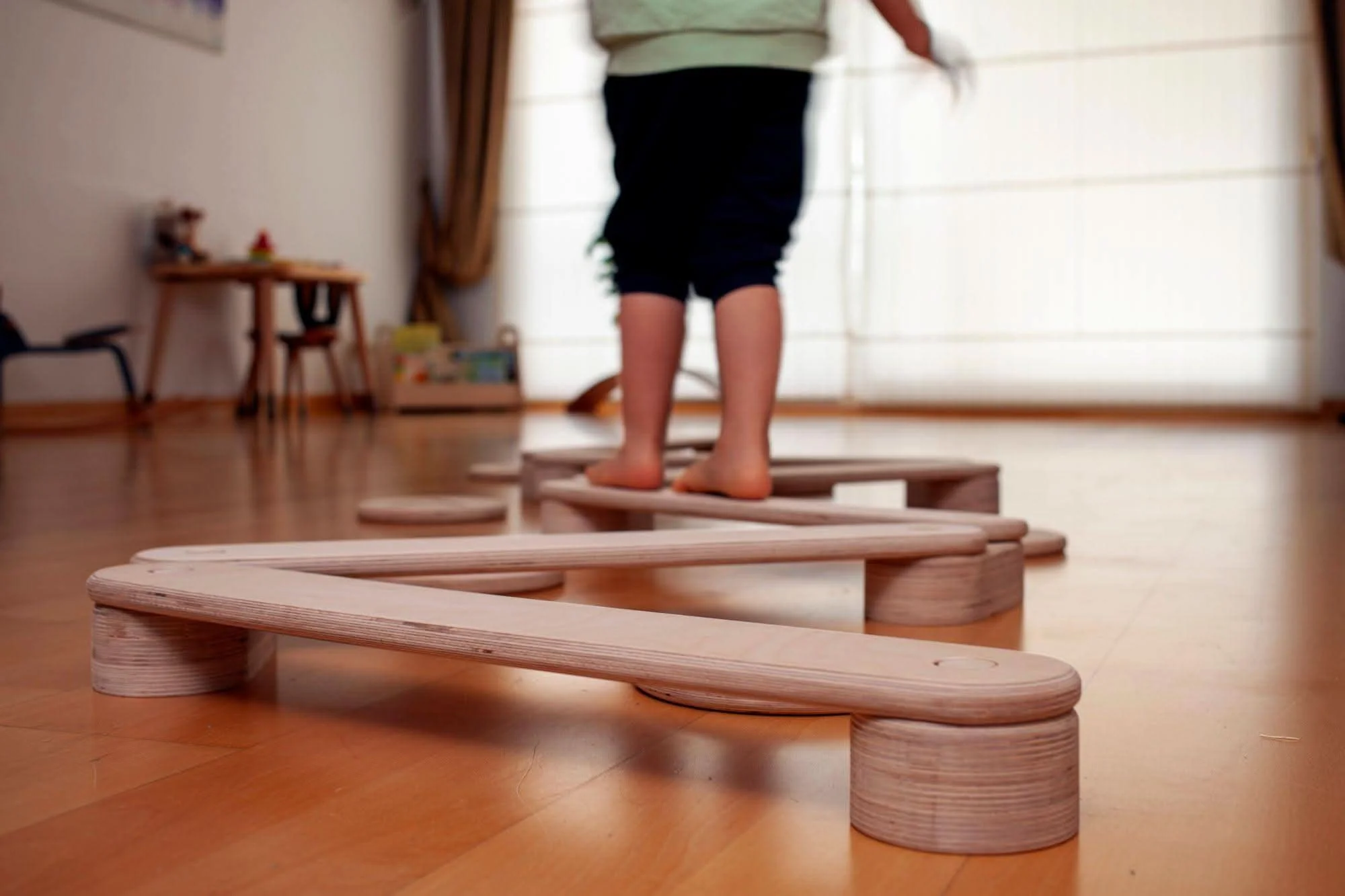 Montessori Balance Beam and Stepping Stones Set - Image 6
