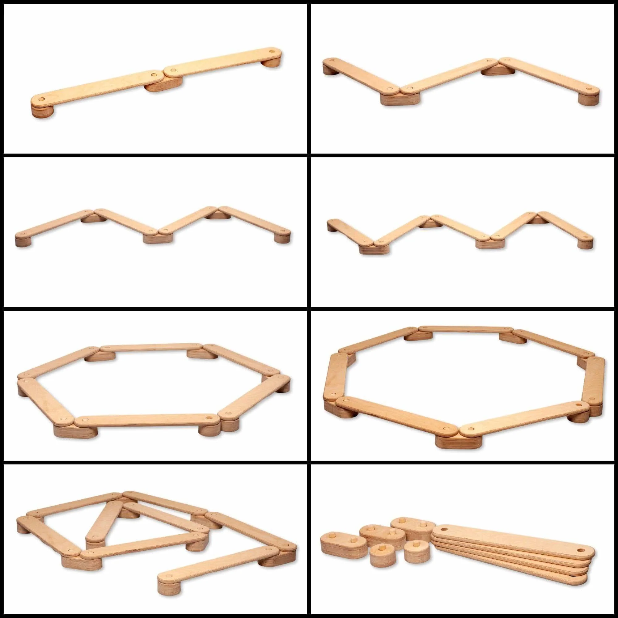 Montessori Balance Beam and Stepping Stones Set - Image 9