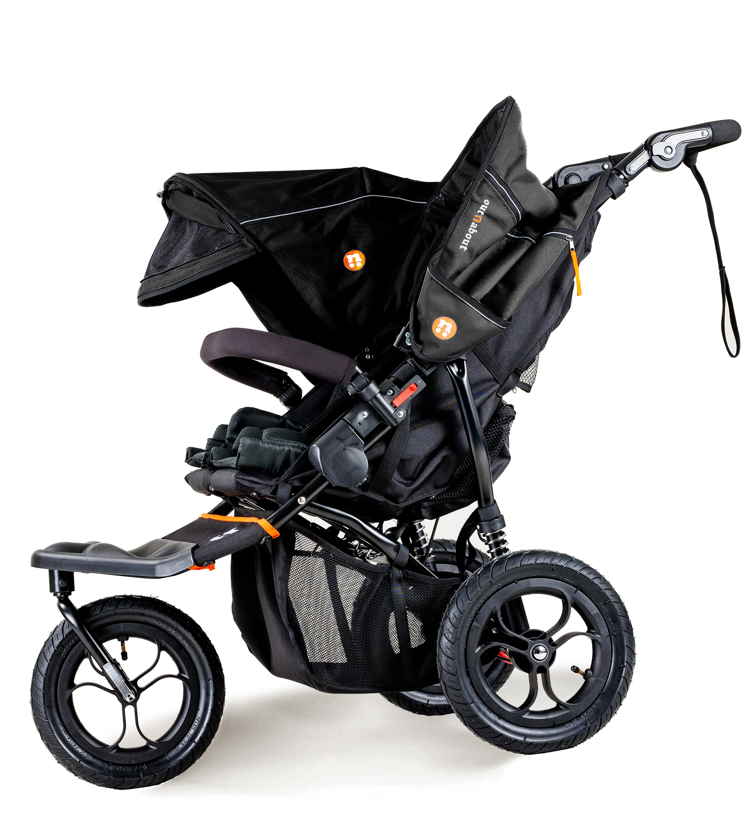 Nipper V5 Double Stroller Summit Black - Image 5