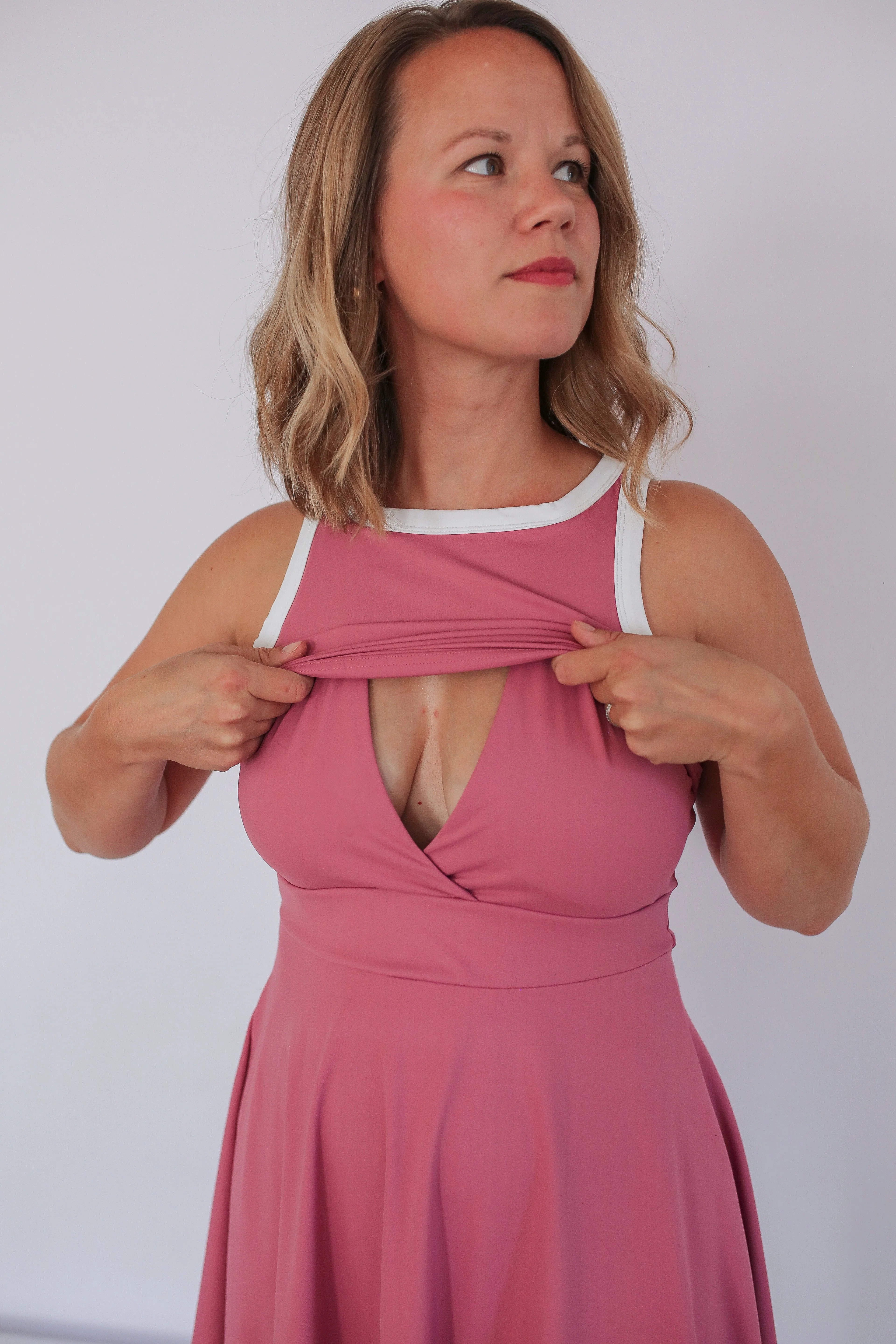 The Courtside Nursing Tennis Dress – Breastfeeding Friendly - Image 31