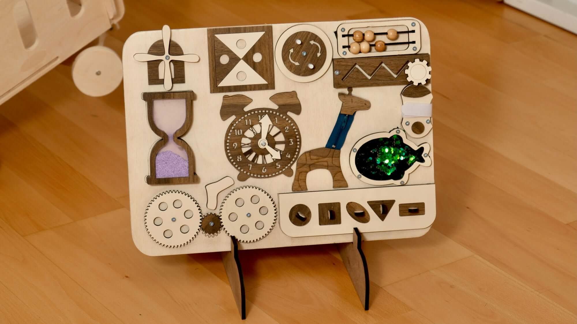 Wooden Busy Board - Image 16